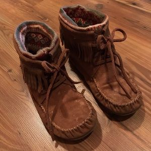 Rock and candy ankle boots/moccasins